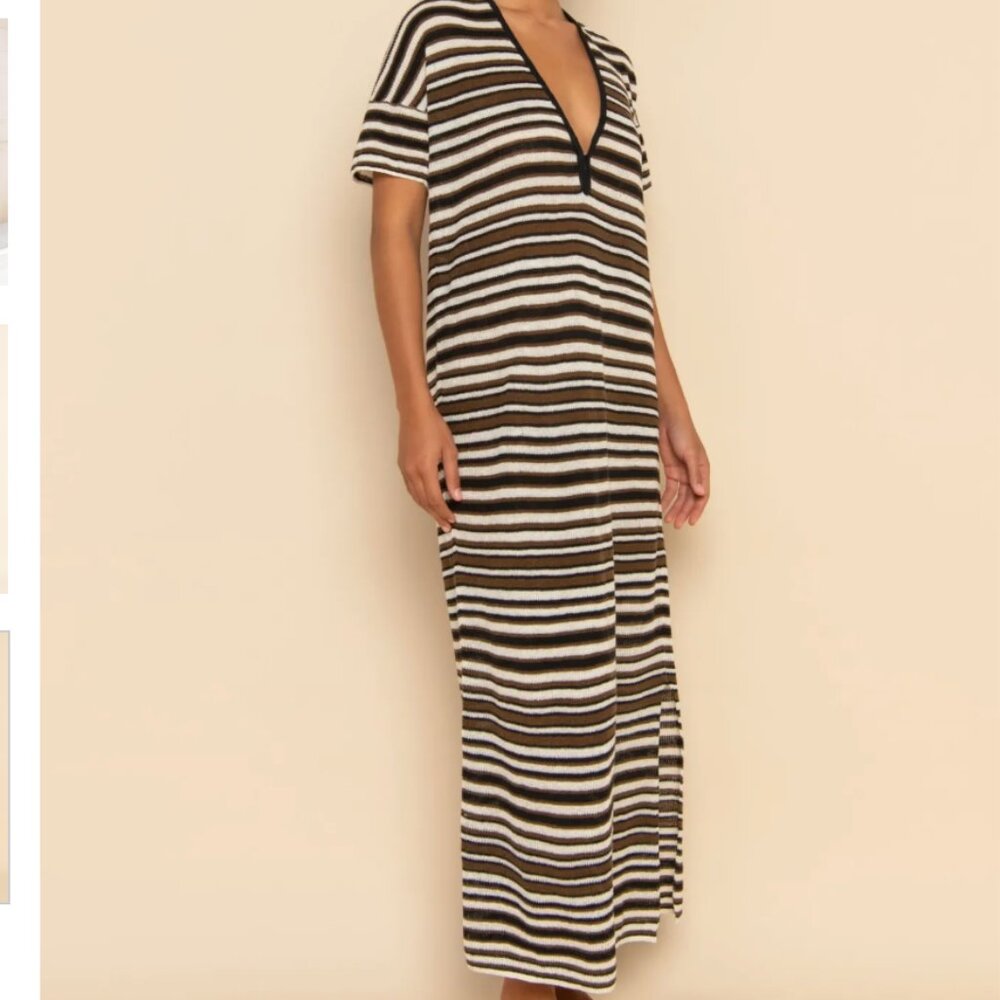 ELCE SWIM Aura Desert Stripe Maxi Dress size M/L